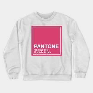 pantone 18-2436 TPG Fuchsia Purple Crewneck Sweatshirt